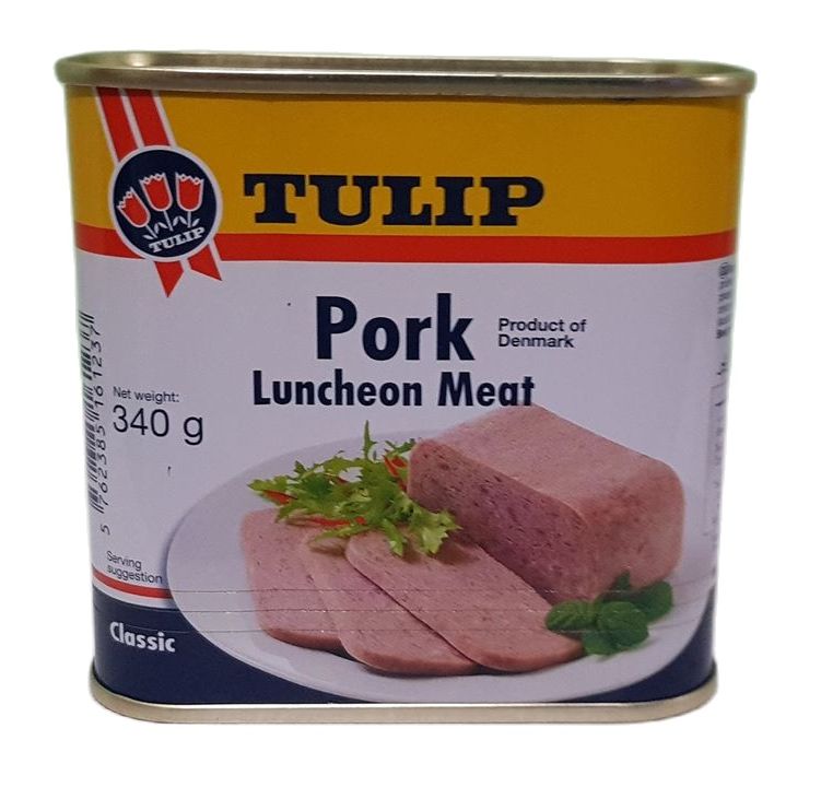 Tulip Brand Luncheon Meat Pork Classic Flavor Product Of Denmark