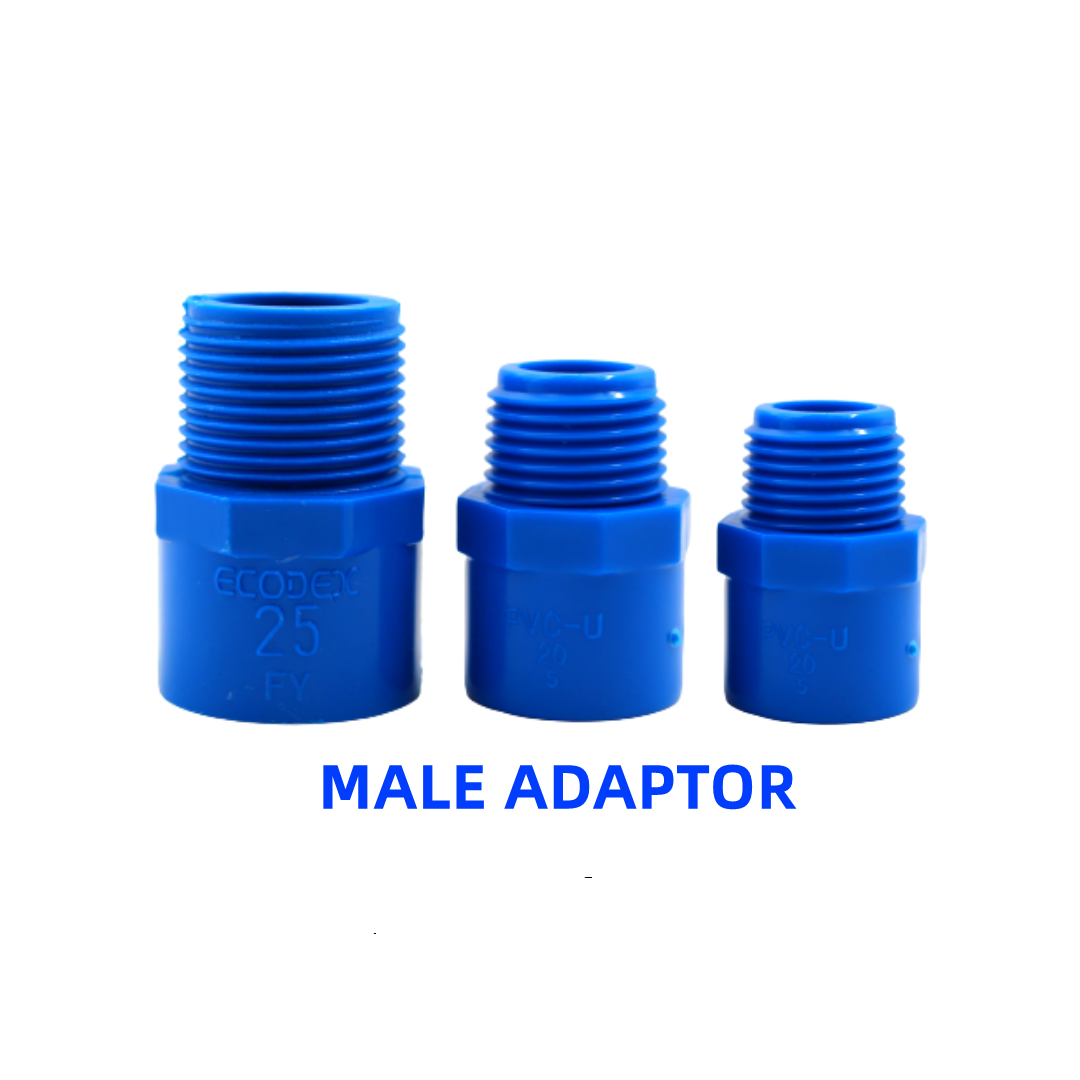 Pvc Blue Water Pipe Fittings Wholesale Elbow Tee Plug Male Female