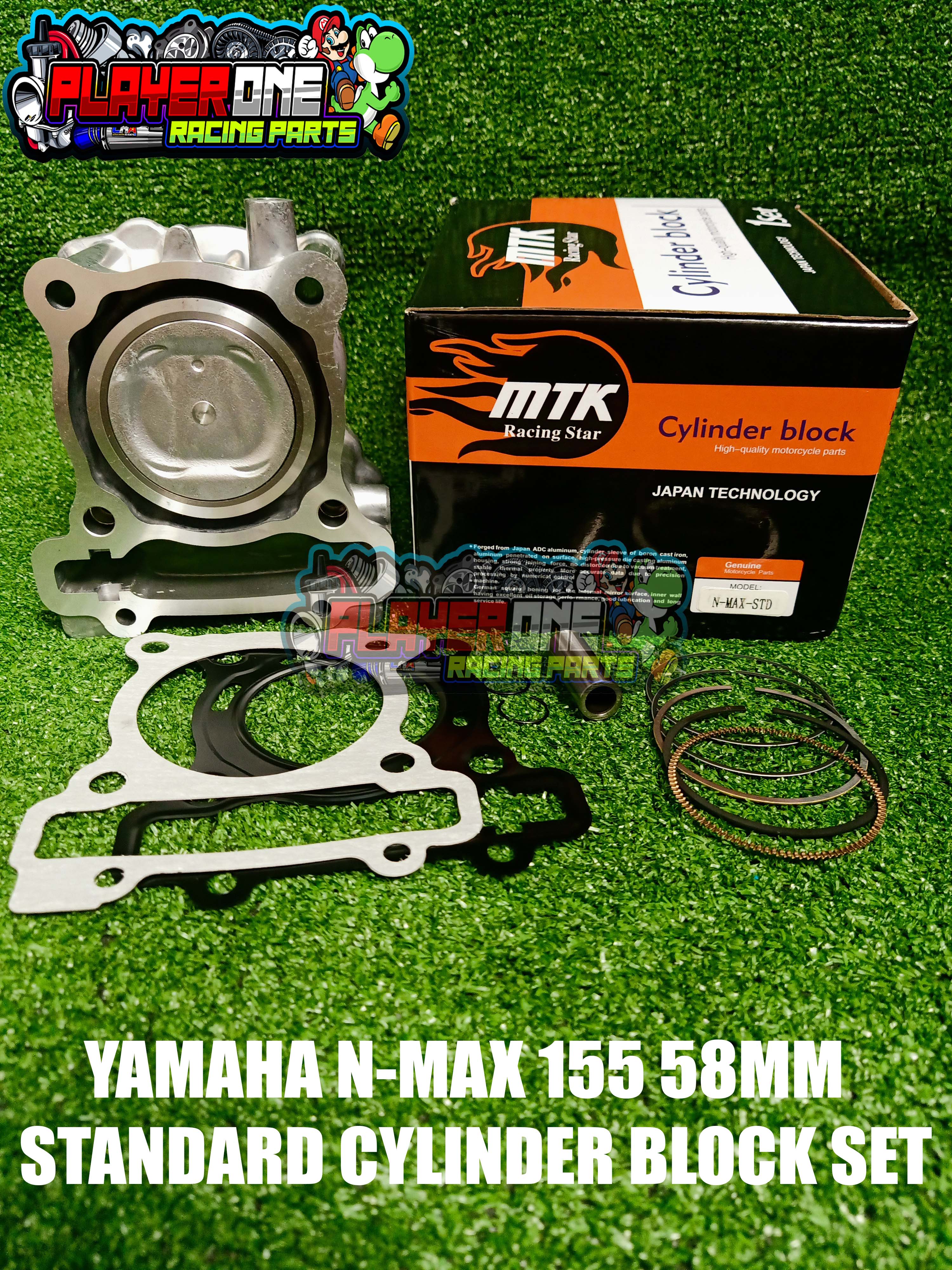 MTK YAMAHA NMAX 155 58MM STANDARD CYLINDER BLOCK SET Lazada PH