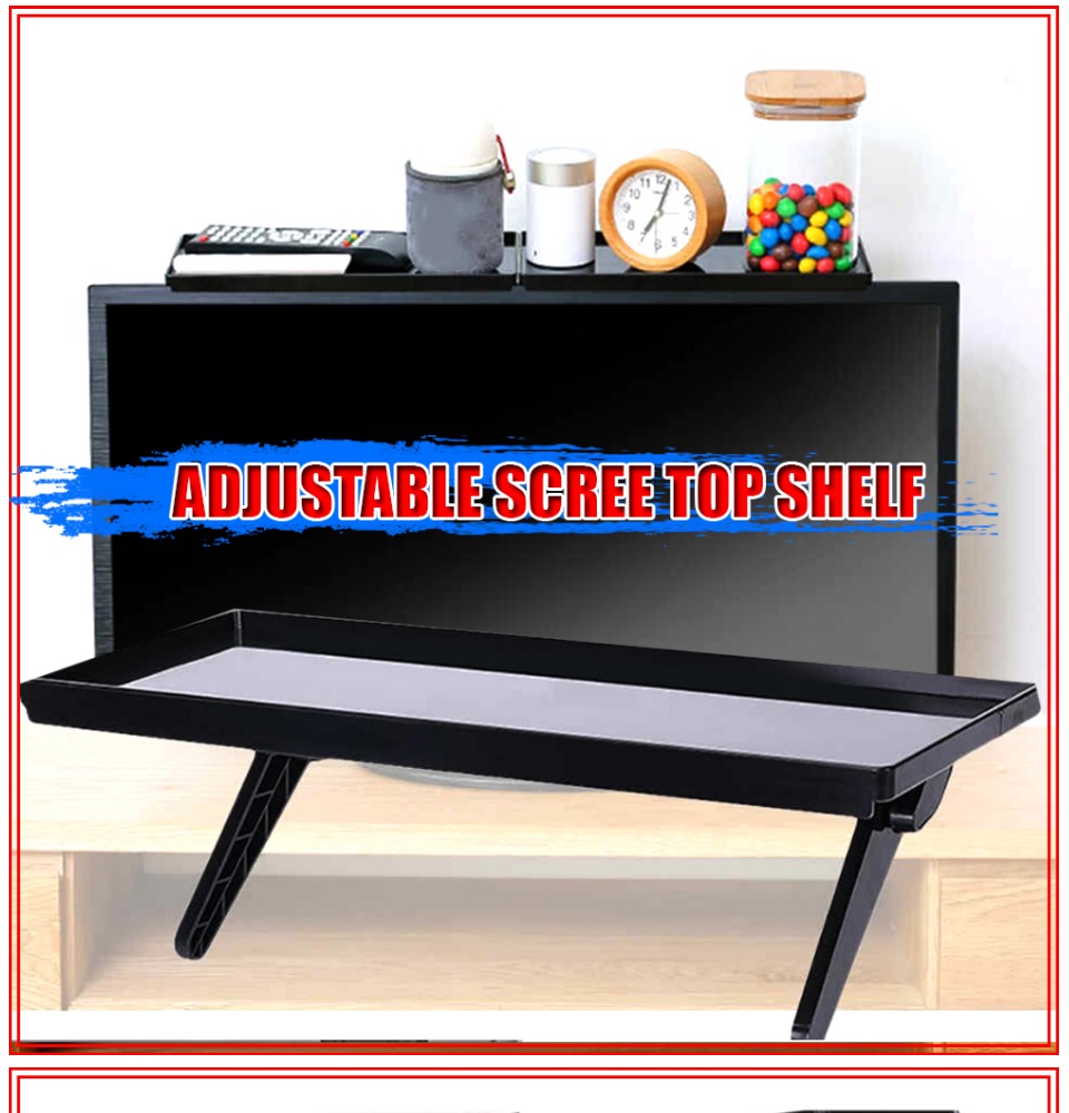 Talita Solid Adjustable Screen Top Shelf For Tv Cm Screen Shelf