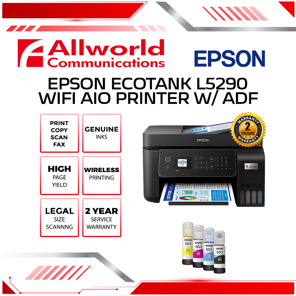 Epson Ecotank L Wi Fi All In One Ink Tank Printer With Adf Lazada Ph