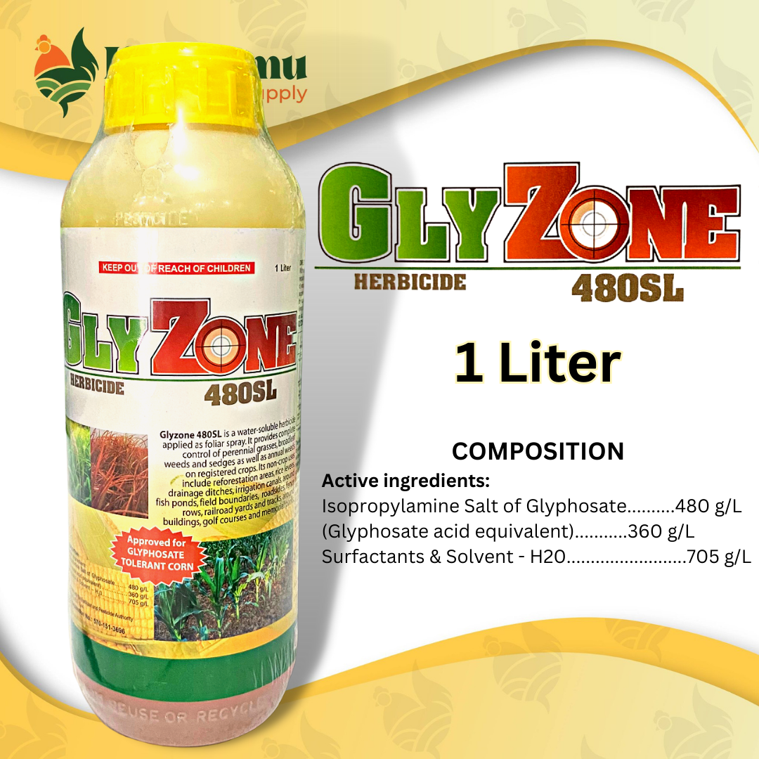 GLYZONE 480SL Grass Killer Herbicide Professional Weed Remover Like