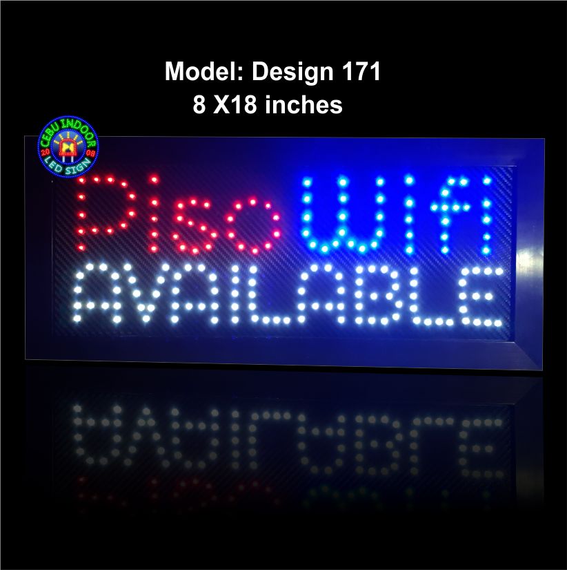 Led Sign Piso Wifi Sign Mini Size Wifi Sign Vendo Sign Store Sign