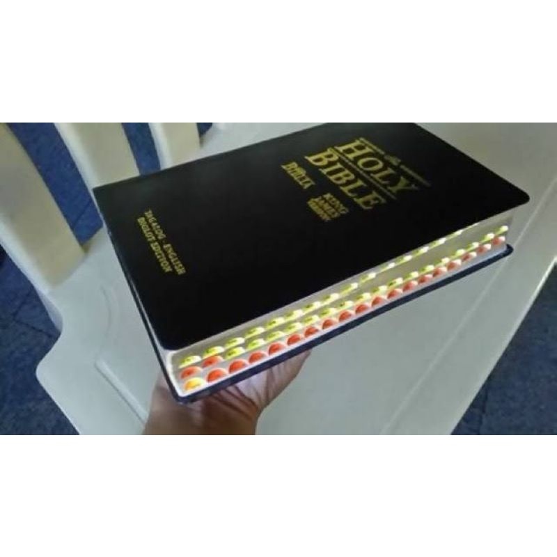 KJV ENGLISH TAGALOG DIGLOT BIBLE W THUMB INDEX Lazada PH