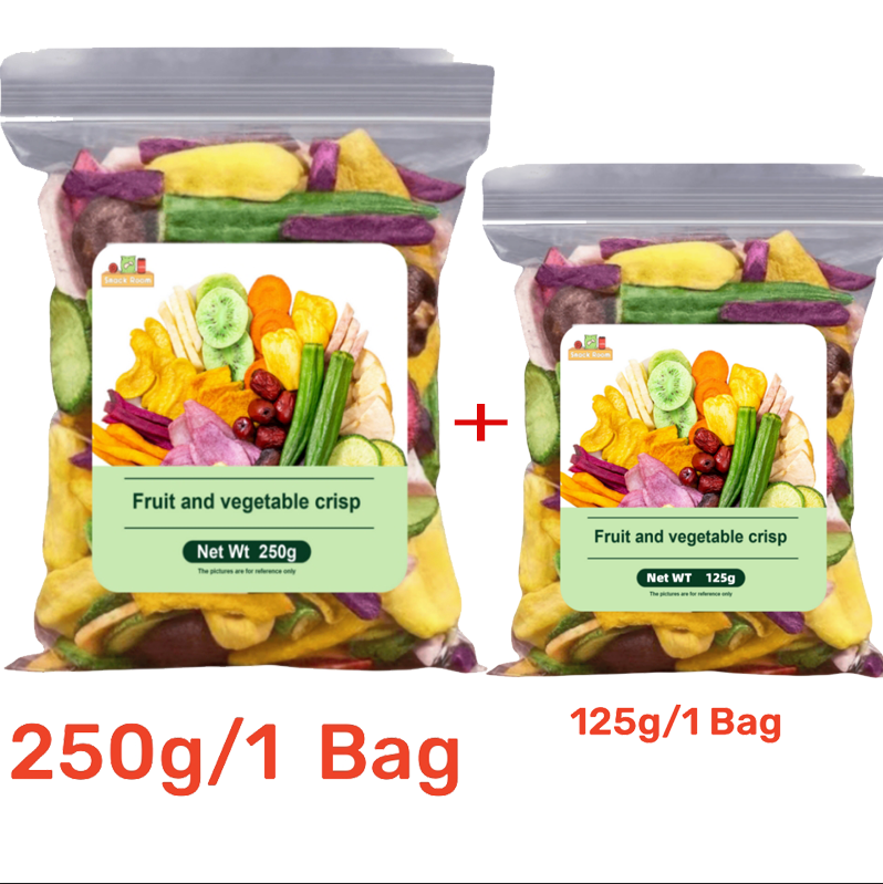 Dried Mixed Fruits And Vegetable Chips Snacks In Assorted Dried