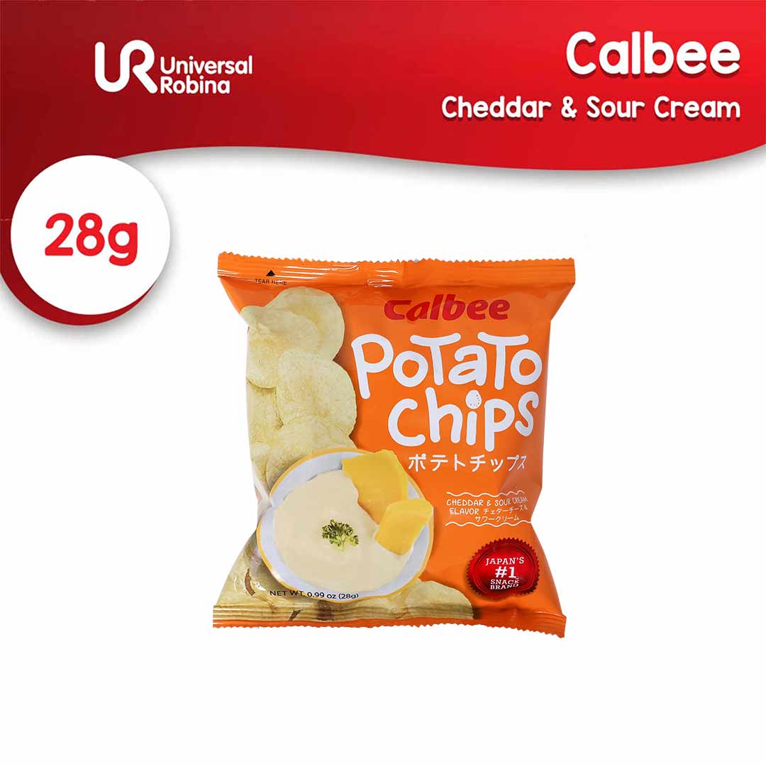 Calbee Potato Chips Cheddar Sour Cream 28g Lazada PH