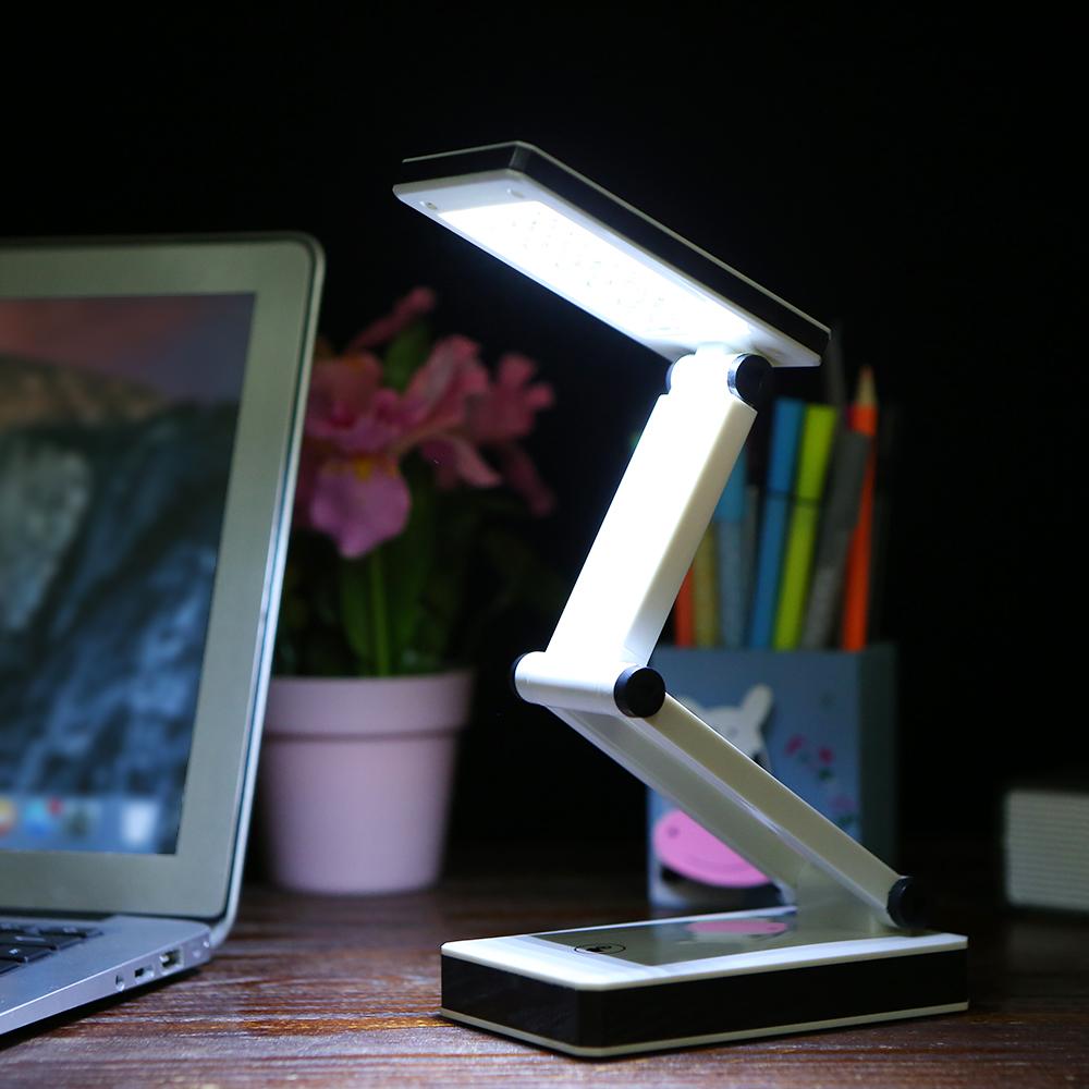 Portable Folding 24 LED Table Lamp Desk Light Sensitive Touch Control 3