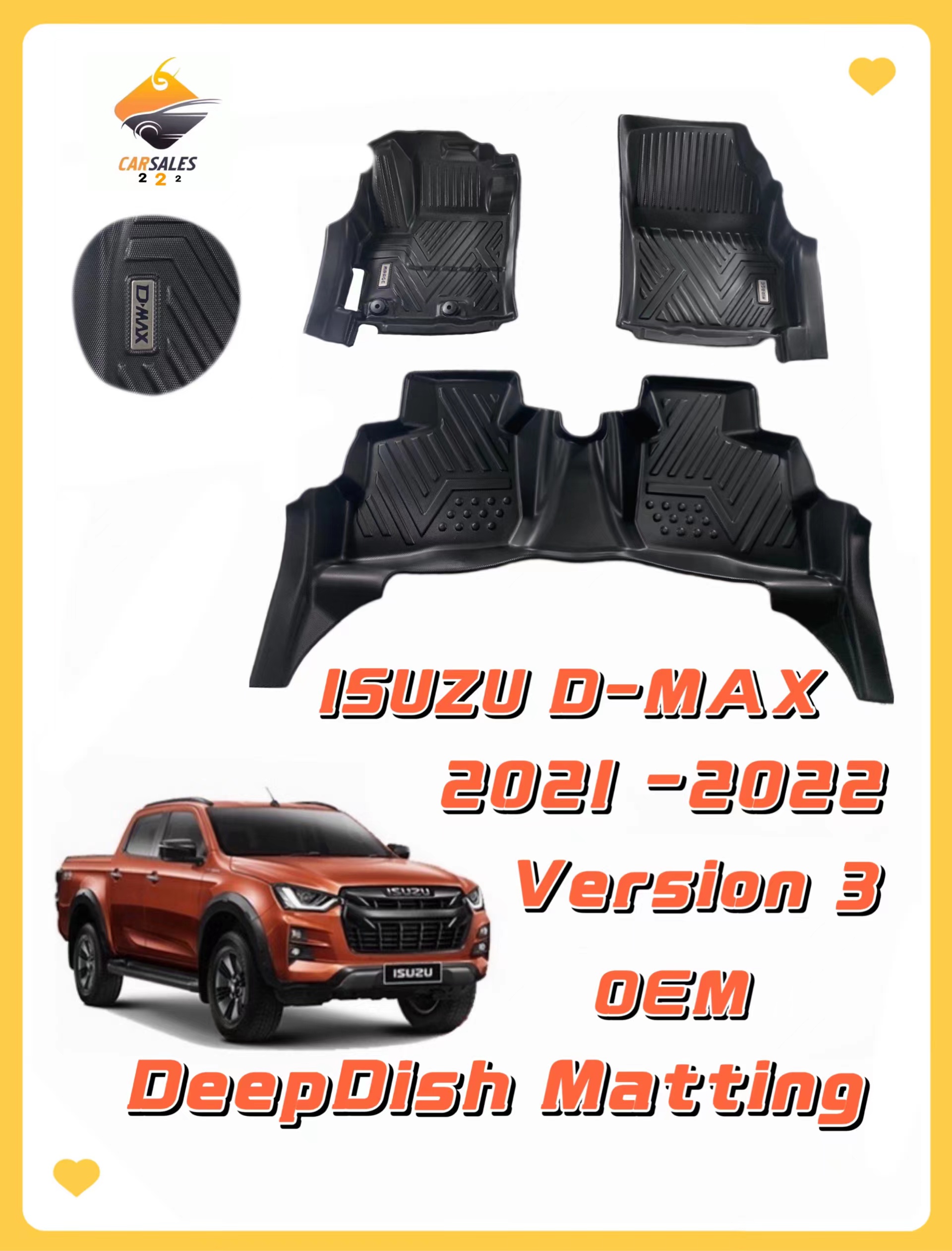 Isuzu Dmax To Oem Deep Dish Matting Versions Excellent