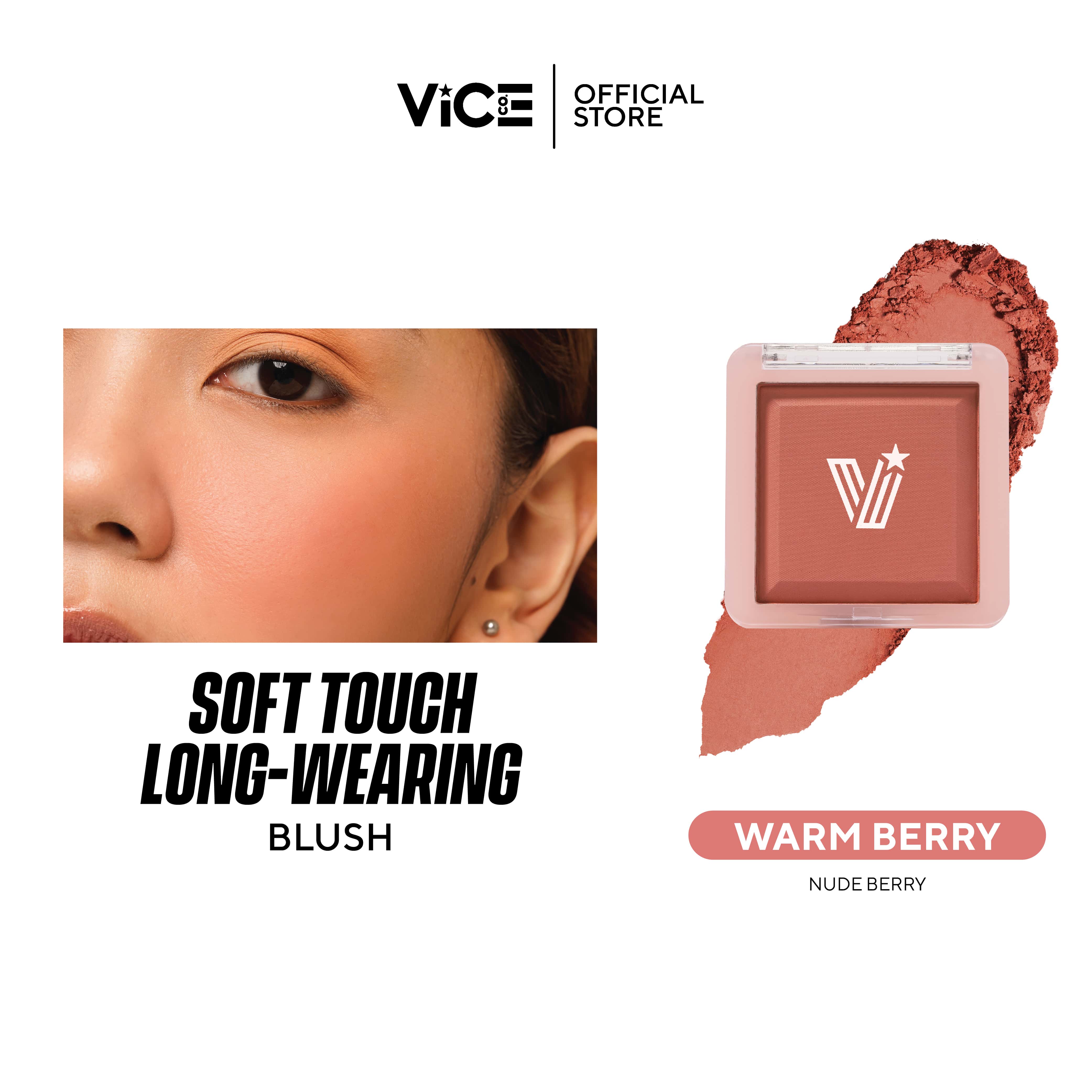 Vice Cosmetics Aura Blush Mood Warm Berry Lazada PH