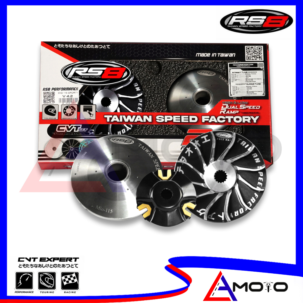 Original Rs V Pulley Set Mio I Sporty Pcx Adv Beat Fi