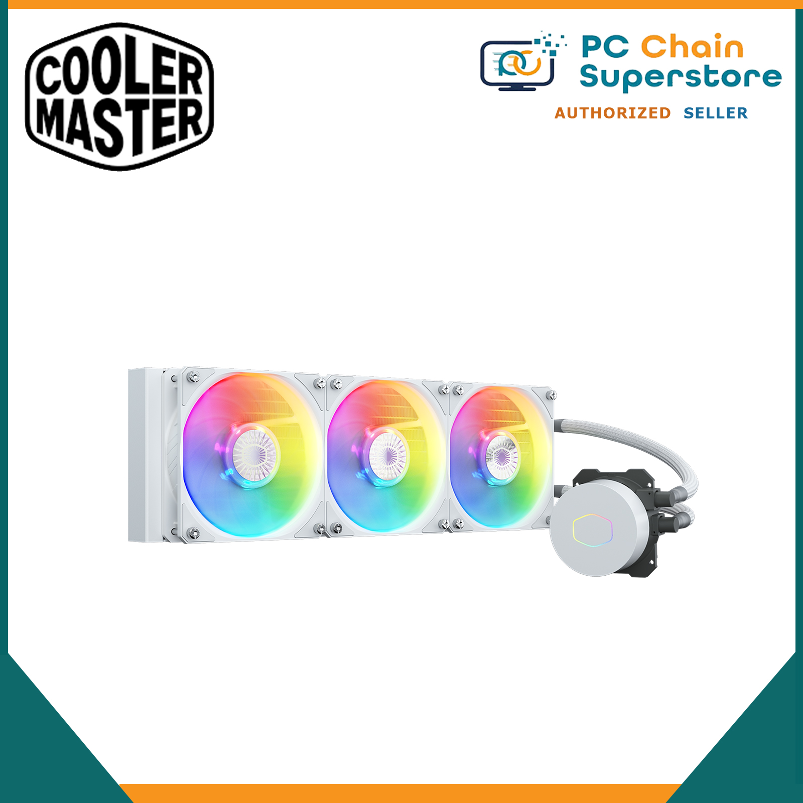 Cooler Master Masterliquid Ml L V Mm Argb White Edition Aio