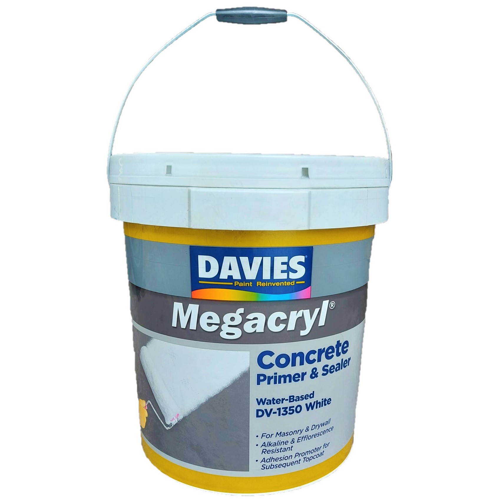 Davies Megacryl Concrete Primer And Sealer DV 1350 White 16 Liters