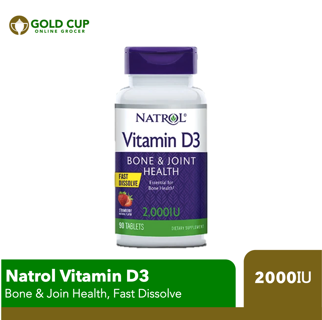 Natrol Vitamin D Iu Fast Dissolve Tablets Lazada Ph