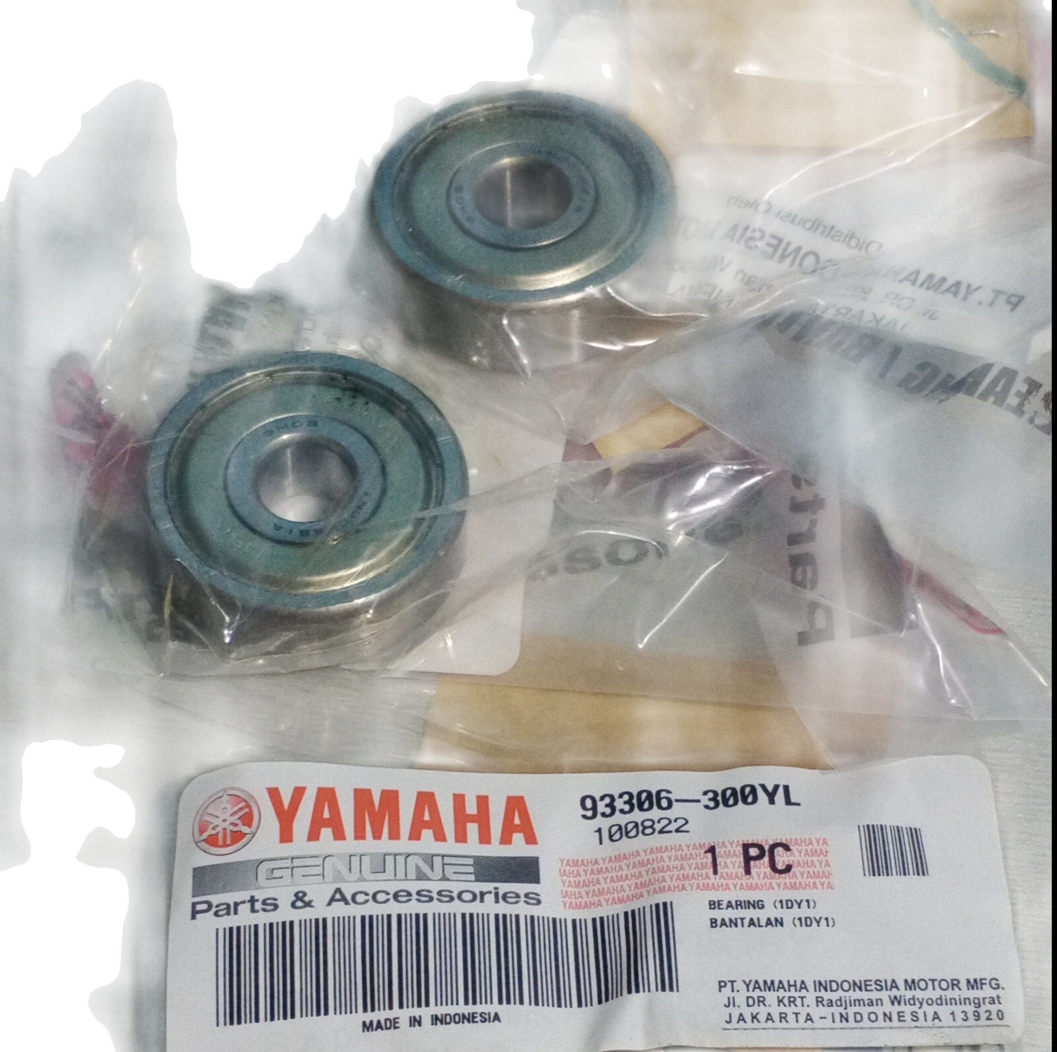 Genuine Yamaha Bearing Front Wheel Hub Yl For Mio I Aerox