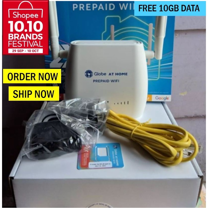 GLOBE AT HOME PREPAID WIFI PERMANENT OPENLINE ZLT S10G Lazada PH