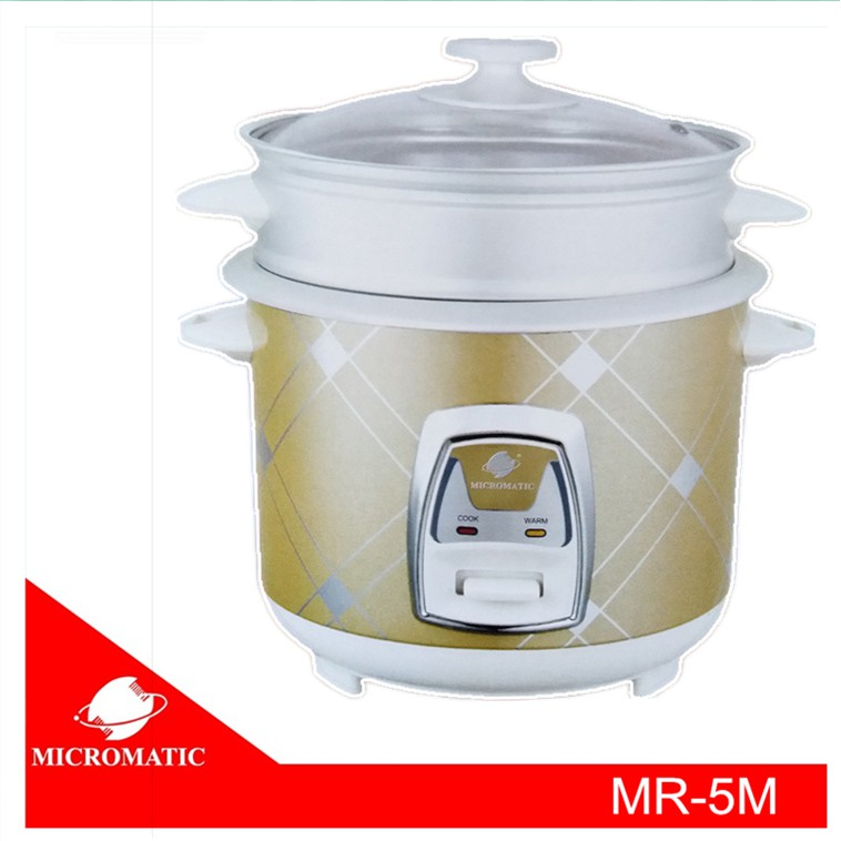 Rice Cooker Big Size Micromatic MR 5M 1Liters Rice Cooker Good For 3 5