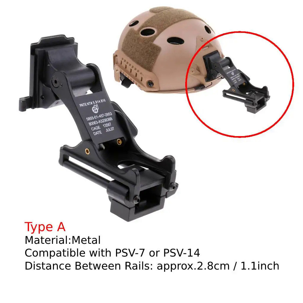 MICH M88 FAST Helmet Mount Kit For Rhino NVG PVS 14 PVS 7 Night Vision