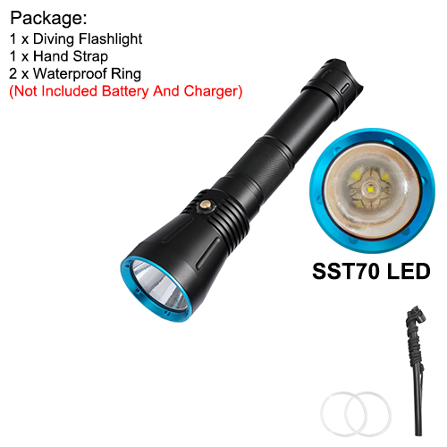 Asafee Da Xhp Diving Flashlight Powerful Sst Led Flashlight