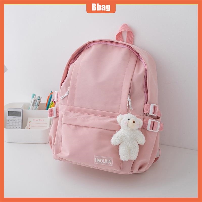 Bbag Mia Fashion A Japanese And Korean Style Solid Color Forest Girl