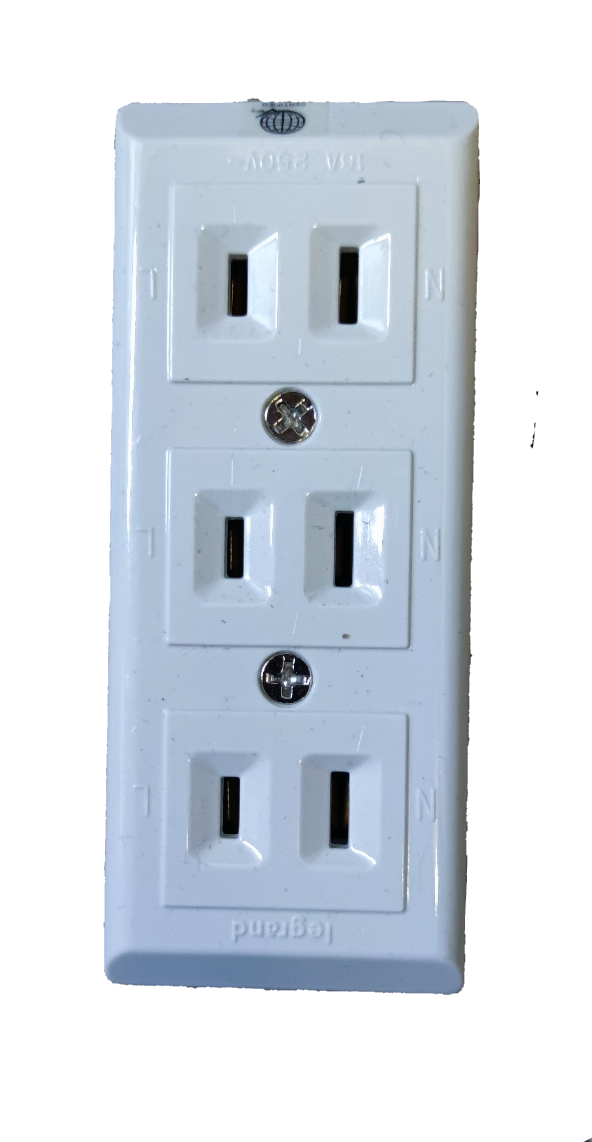 Extension Outlet 3 Gang Surface Type Outlet 3 Gang Flat Pin Type