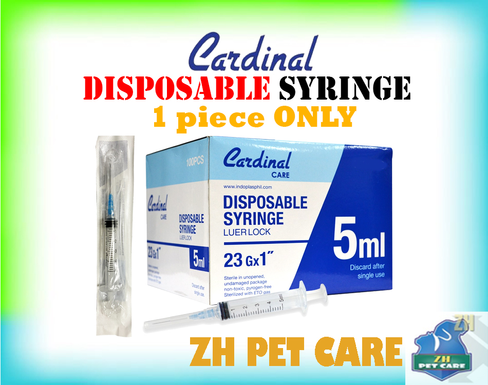 ZH Cardinal Care DISPOSABLE SYRINGE 5mL Lazada PH