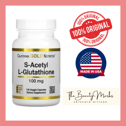 California Gold Nutrition S Acetyl L Glutathione 100 Mg 120 Veggie