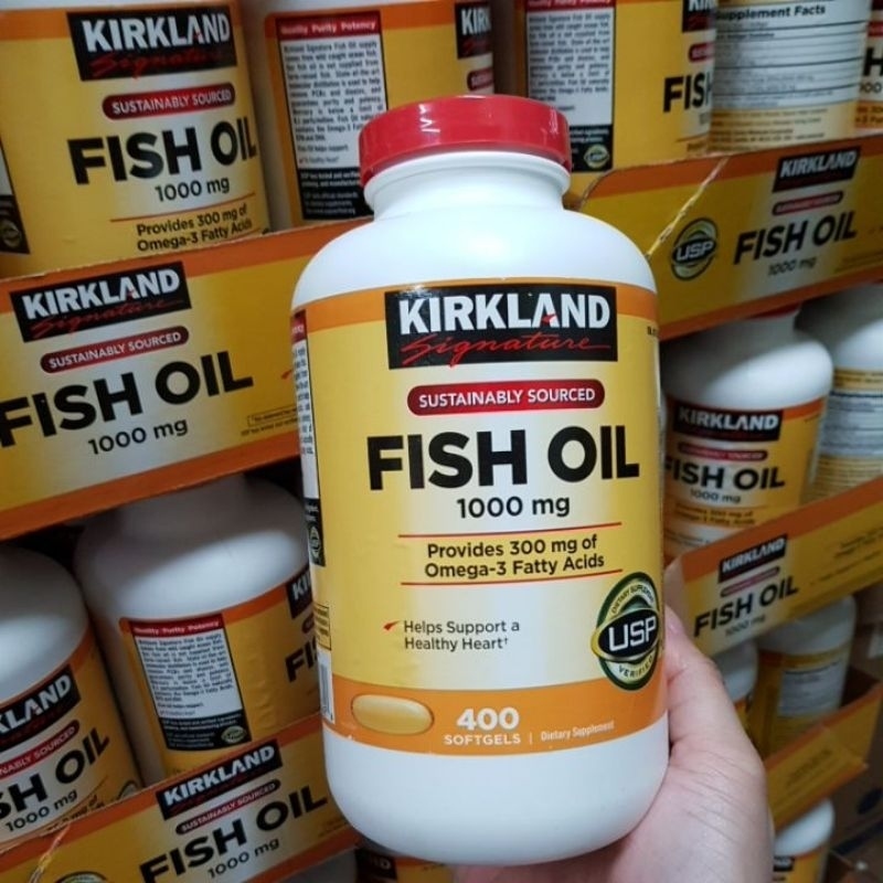 Spot Goods Kirkland Fish Oil Mg Softgels Lazada Ph