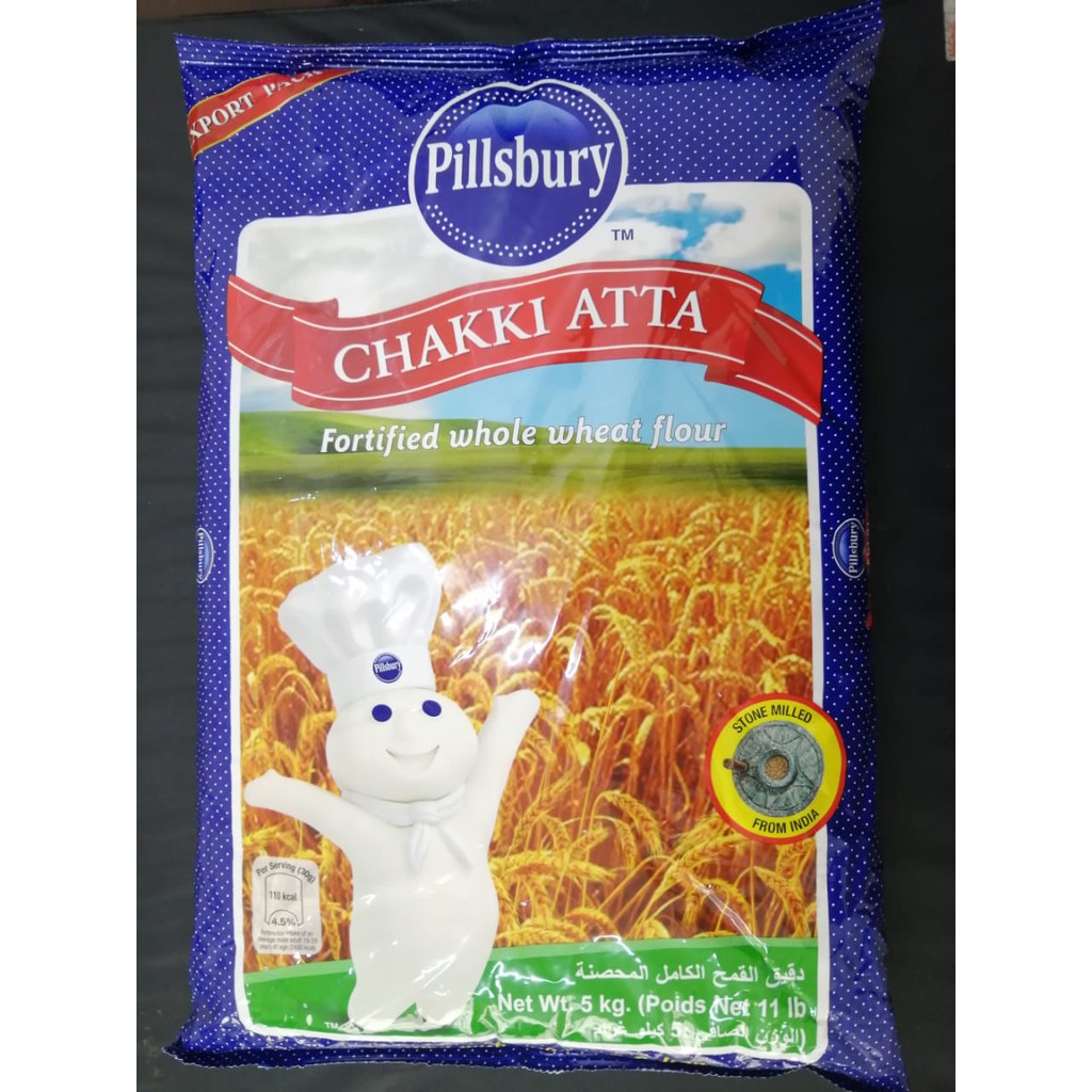 Pillsbury Wheat Flour Chakki Atta 5Kg Lazada PH