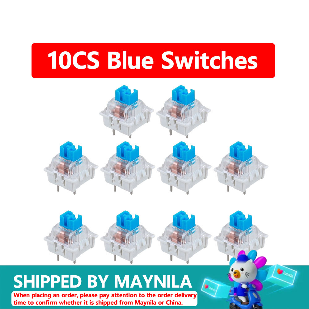 OUTEMU Switches 10 PCS 3 PIN Mechanical Keyboard Switches Accessories