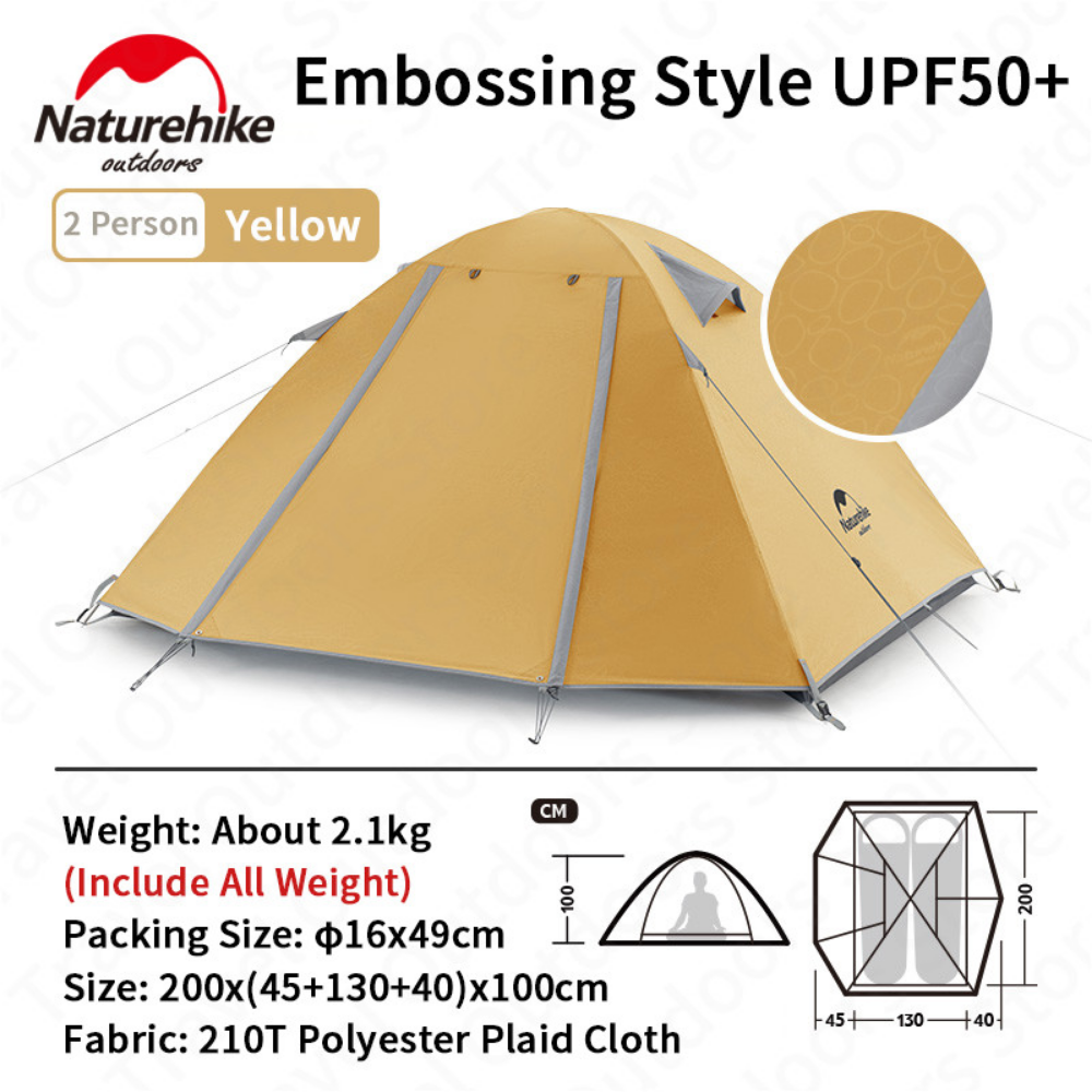 Naturehike P Series Camping Tent Ultralight Persons Beach Tent T