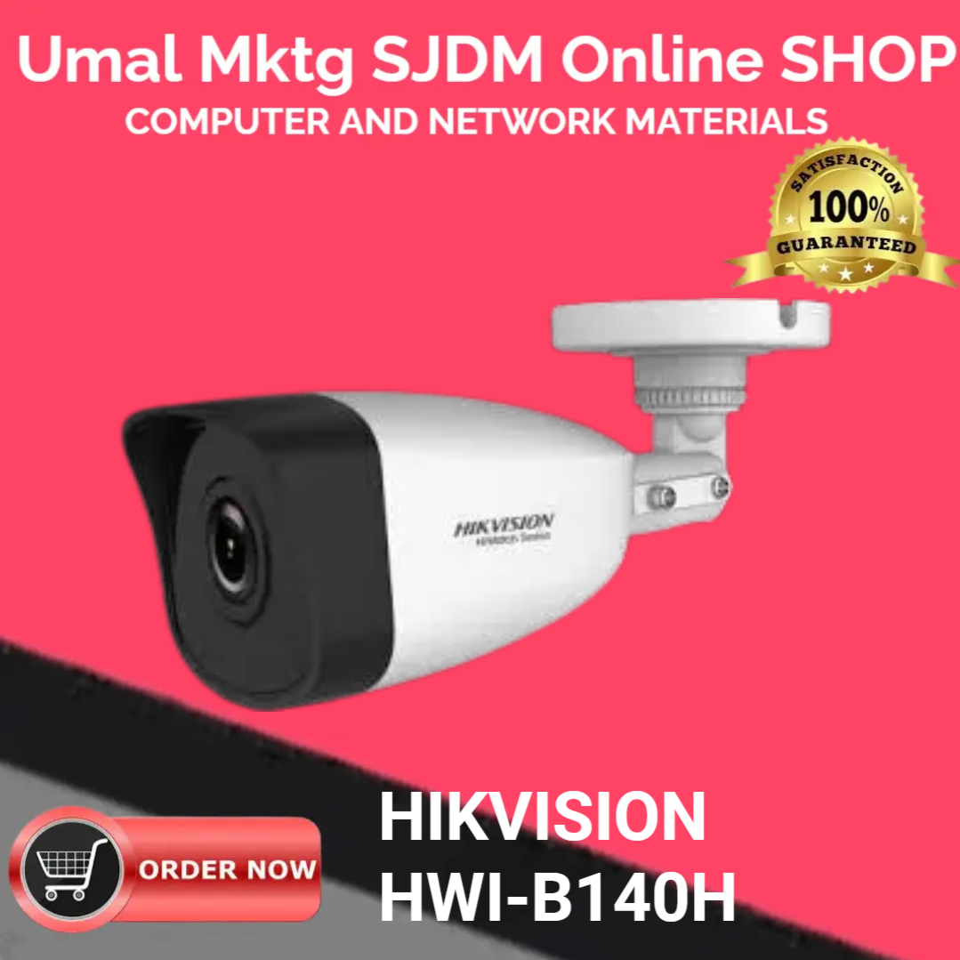 Hikvision Hiwatch Hwi B H Mp Ir Poe Bullet Network Camera H