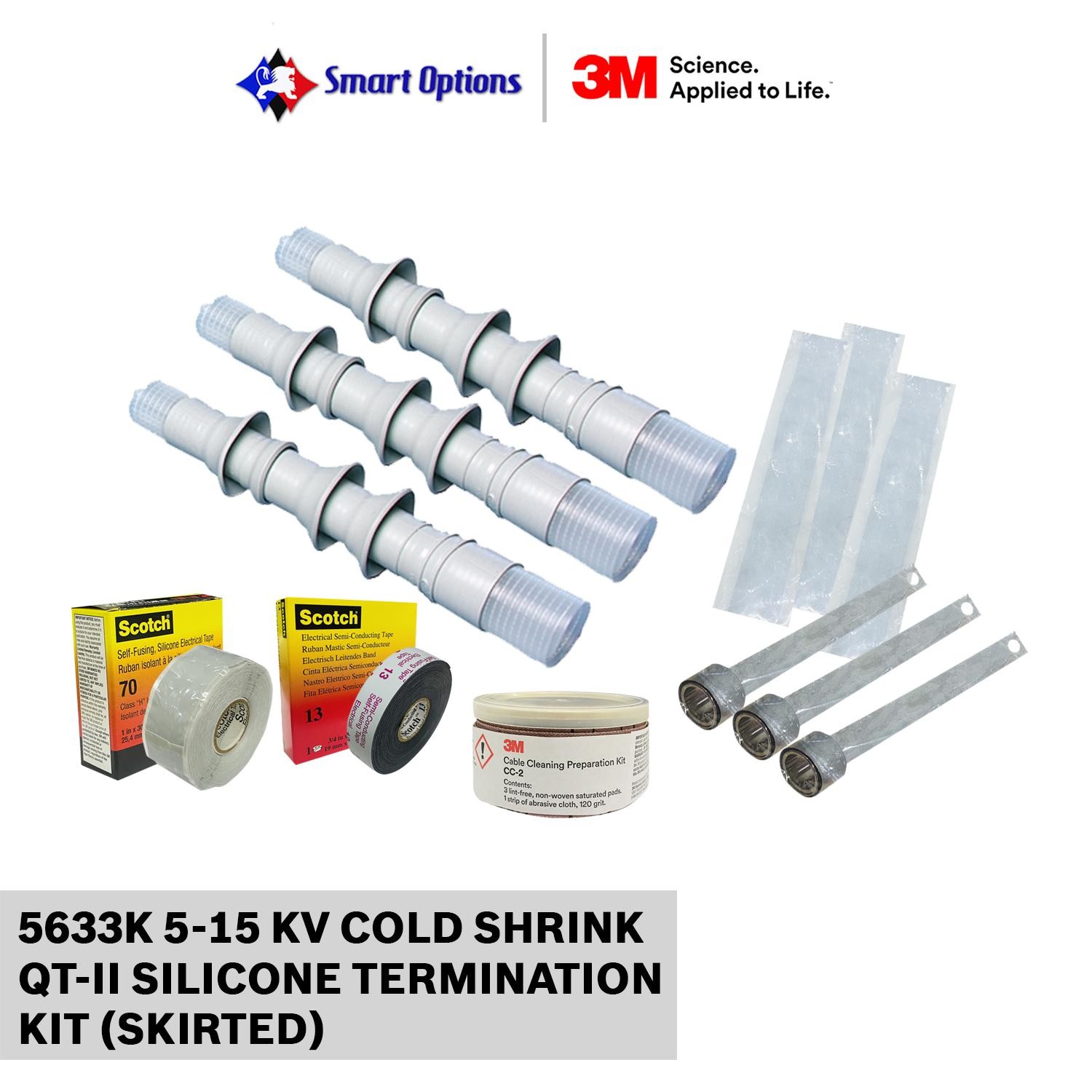 M Termination Kit Cold Shrink Termination Kit Qt Ii K Kv