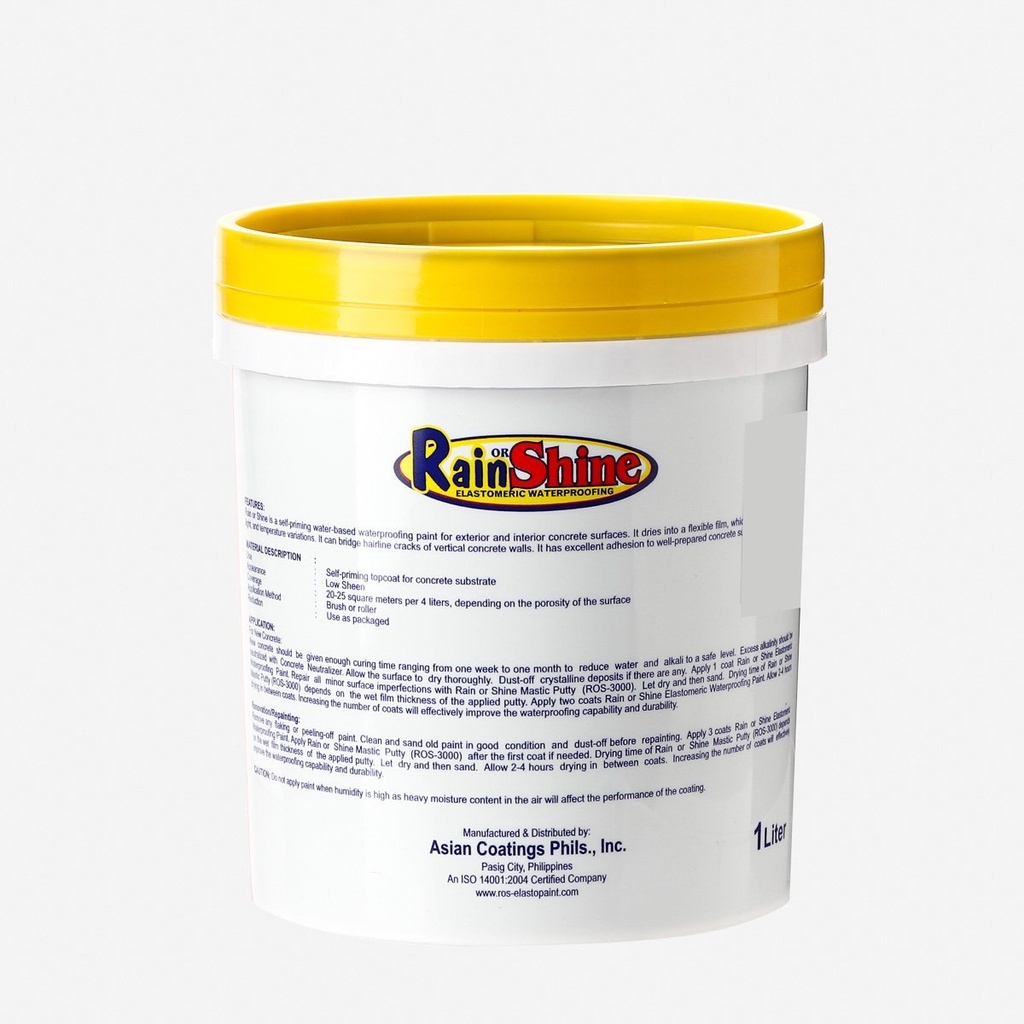 Rain Or Shine Elastomeric Waterproofing Paint L Ros Choco Brown