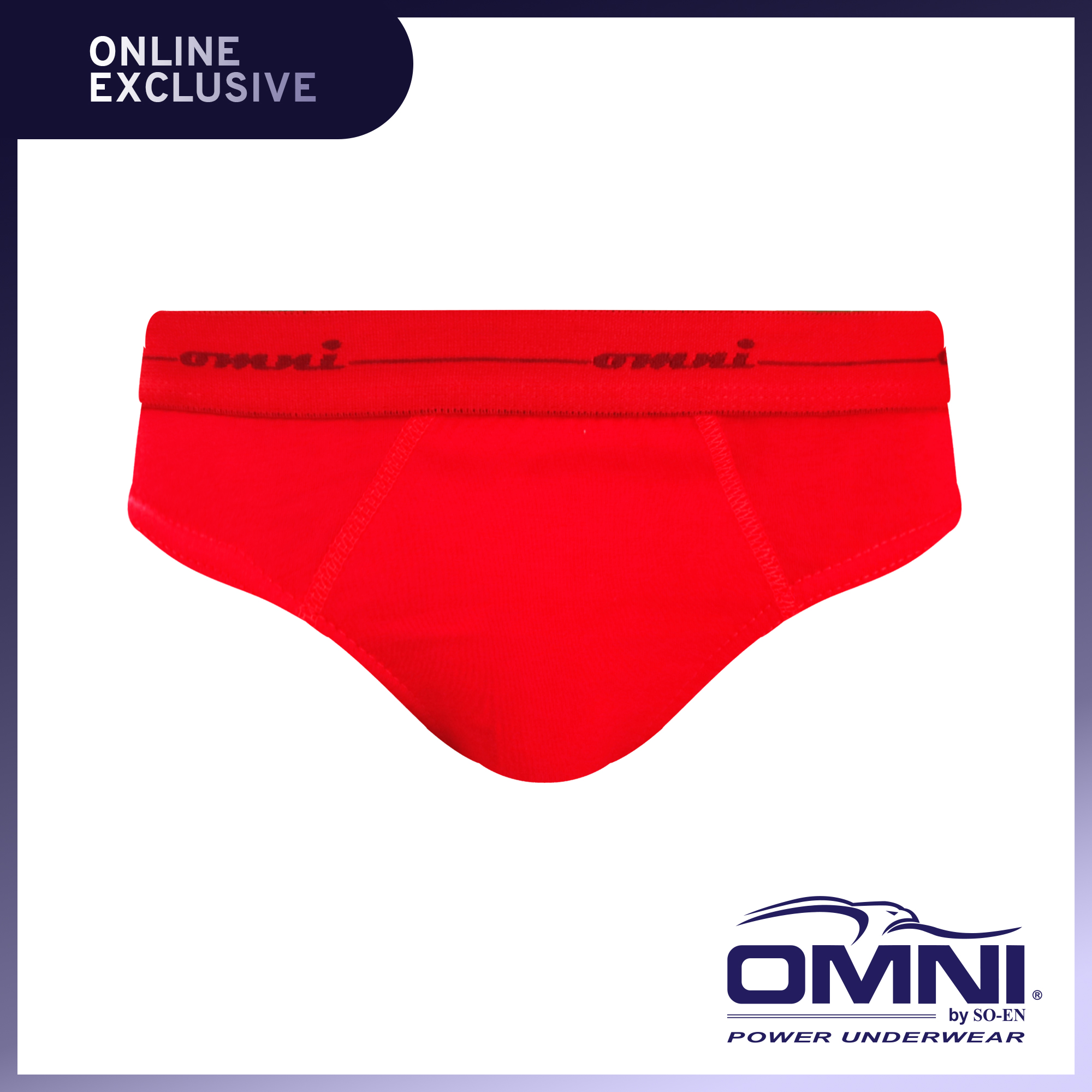 Omni By So En Piece Italica Collection Cotton Bikini Outside Brief