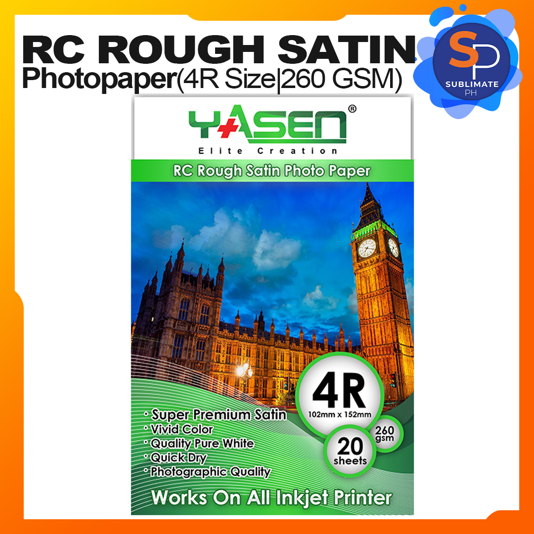 Yasen Rc Rough Satin Photo Paper A Size Gsm Sheets A R R