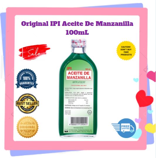 Original Ipi Aceite De Manzanilla Ml Lazada Ph