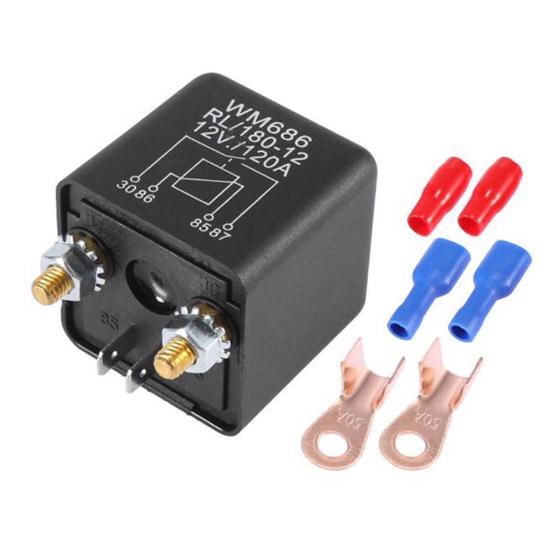 WM686 DC 12V Relay Battery Isolating Relay 12V 120A Peak Load For Car