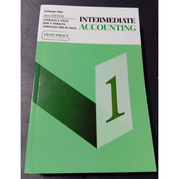 INTERMEDIATE ACCOUNTING Vol 1 By Valix Lazada PH