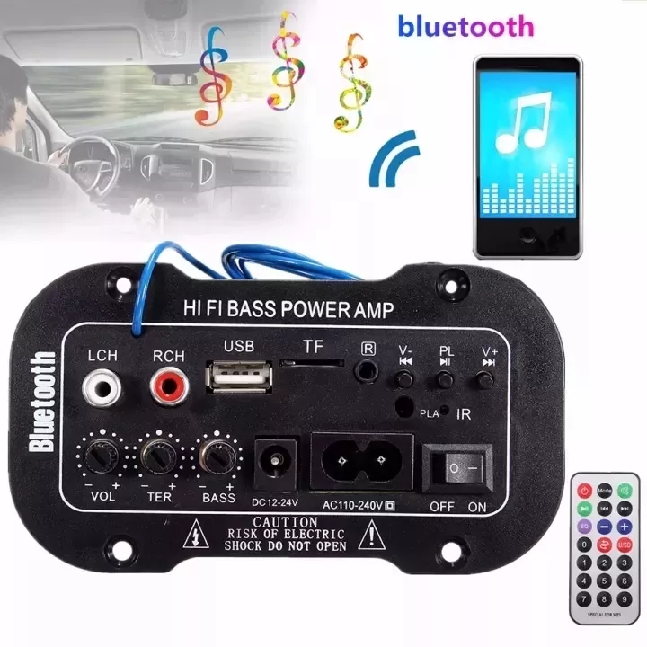 Bluetooth Car Amplifier Board 5 Inch HI FI Bluetooth Home Car Audio