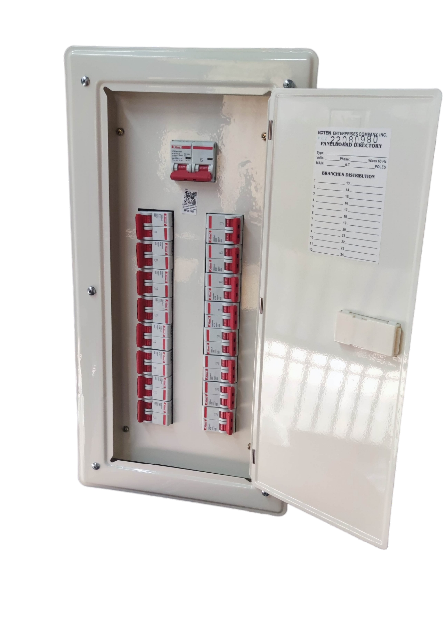 Panel Board For Miniature Circuit Breaker Metal Pole Main And