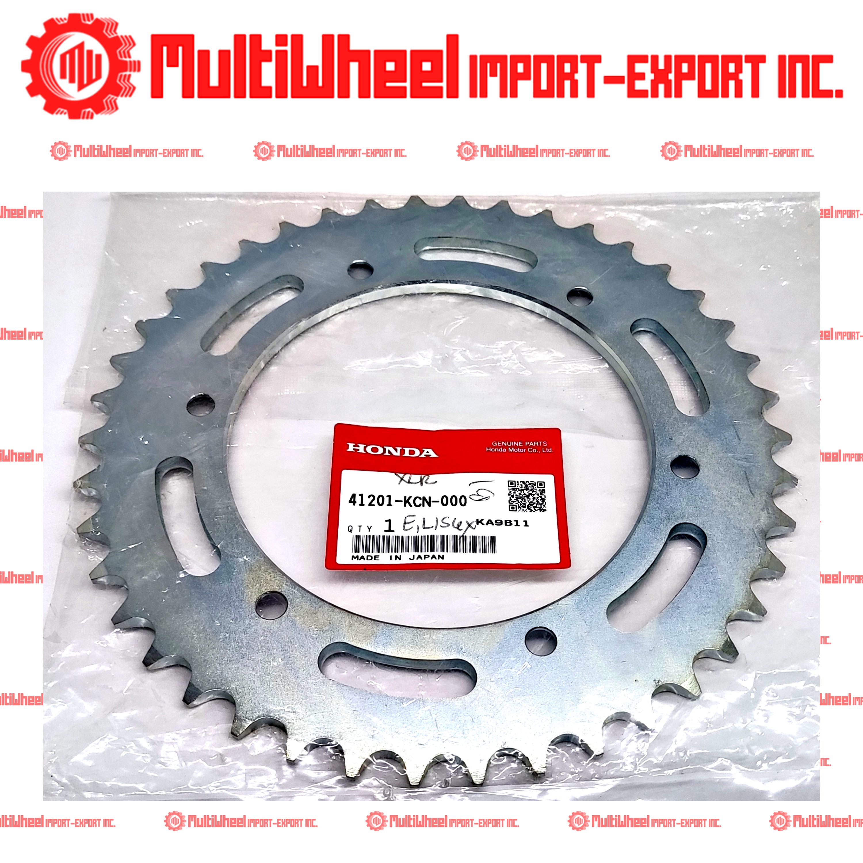 Genuine Rear Sprocket For HONDA XLR200 Lazada PH