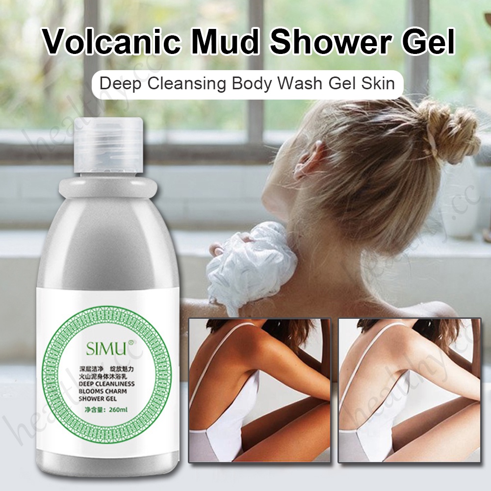 Ml Volcanic Mud Body Wash Whitening Body Wash Moisturizing Hydrate