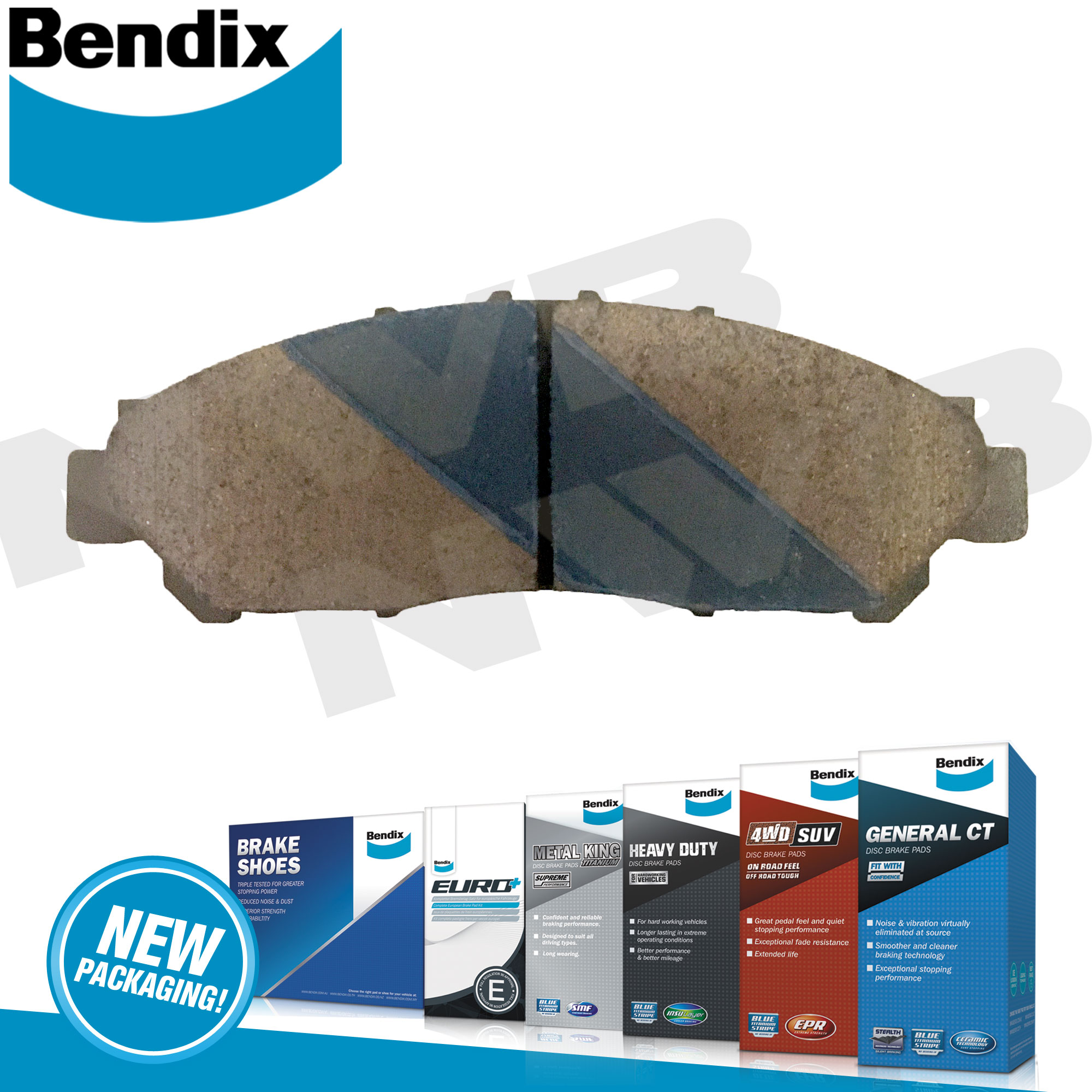 Bendix Brake Pads Front Set Hd For Toyota Hi Ace New Db