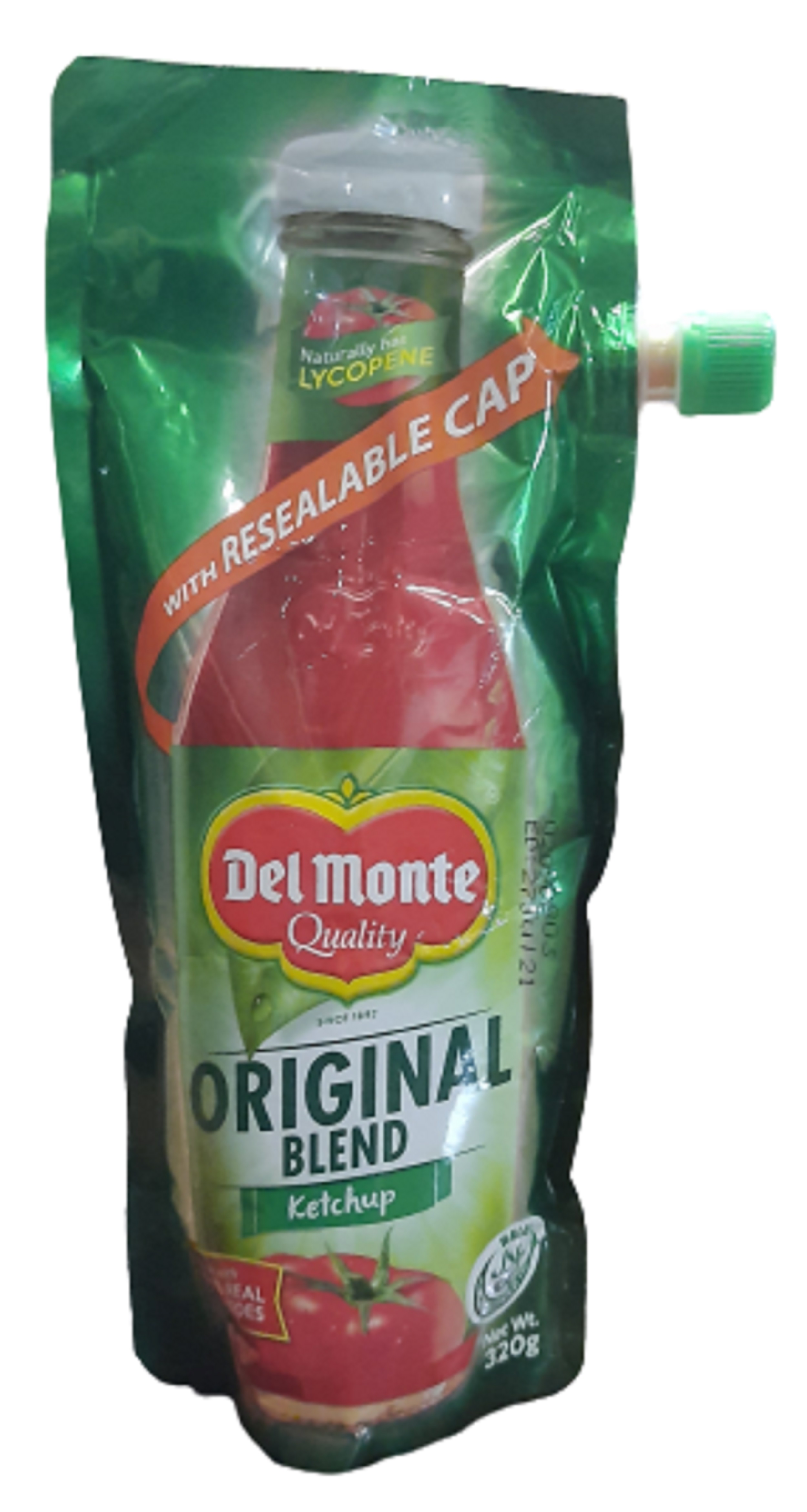 Del Monte Original Blend Ketchup In Pouch With Resealable Cap G