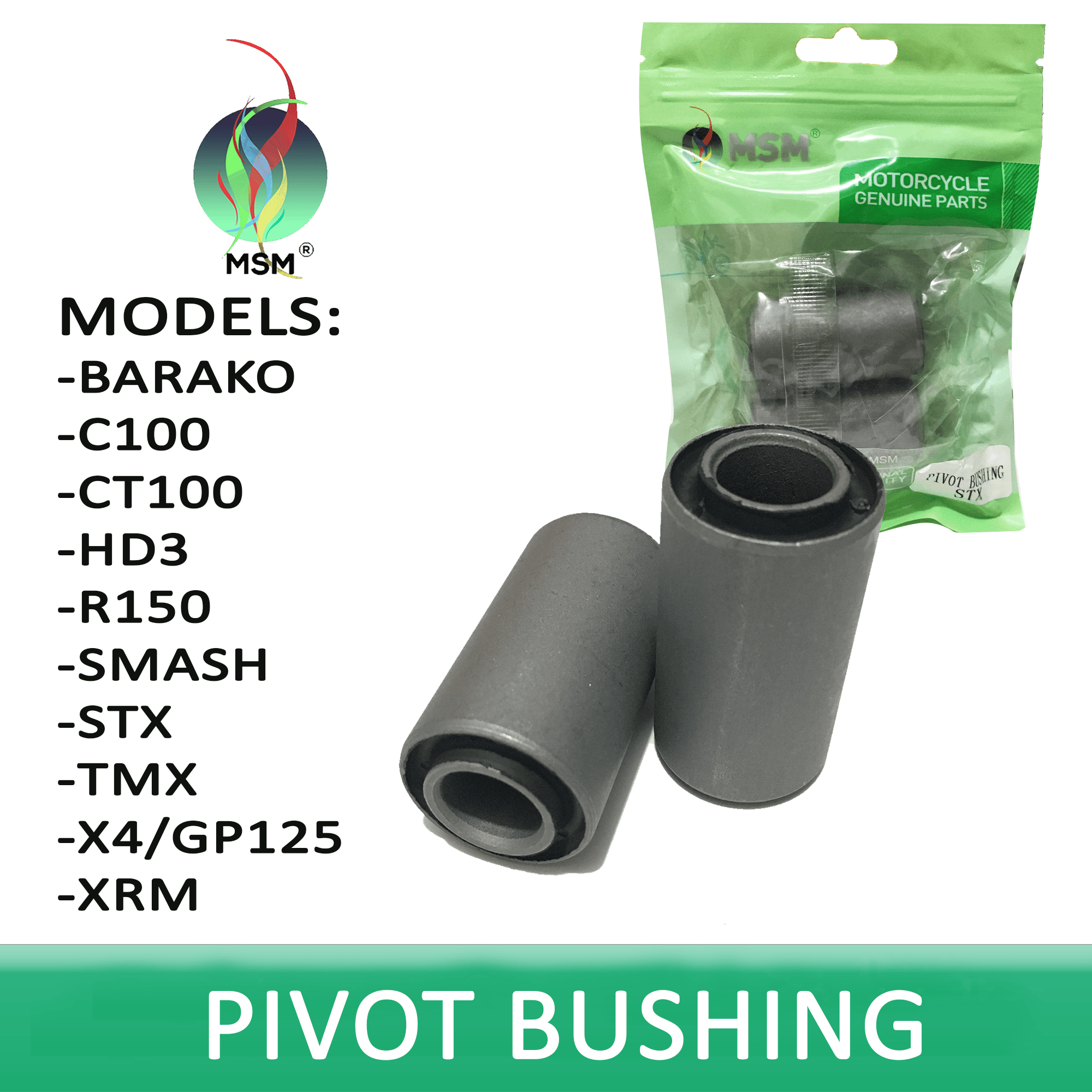 MSM Motorcycle Pivot Bushing Lazada PH