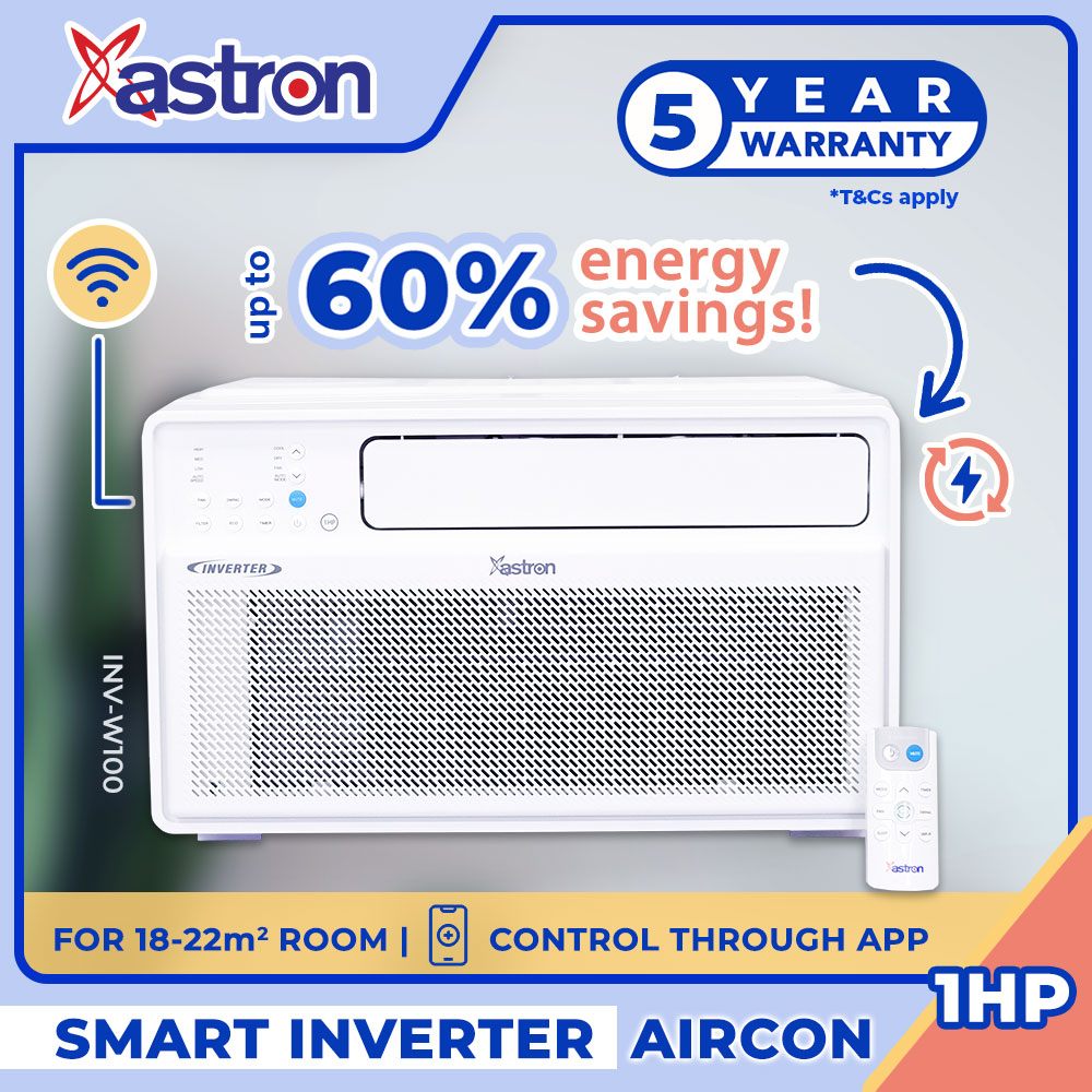 Astron Inv W Hp Smart Inverter Window Type Aircon Lazada Ph