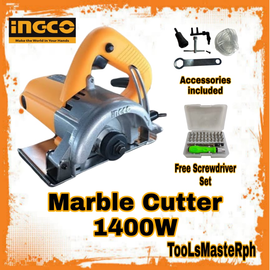 Ingco Marble Cutter W Mc Free Screwdriver Set Lazada Ph