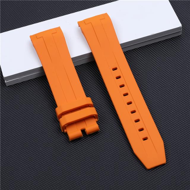 22mm Silicone Rubber Watch Bands For Tissot T120 Seastar T120417A 45