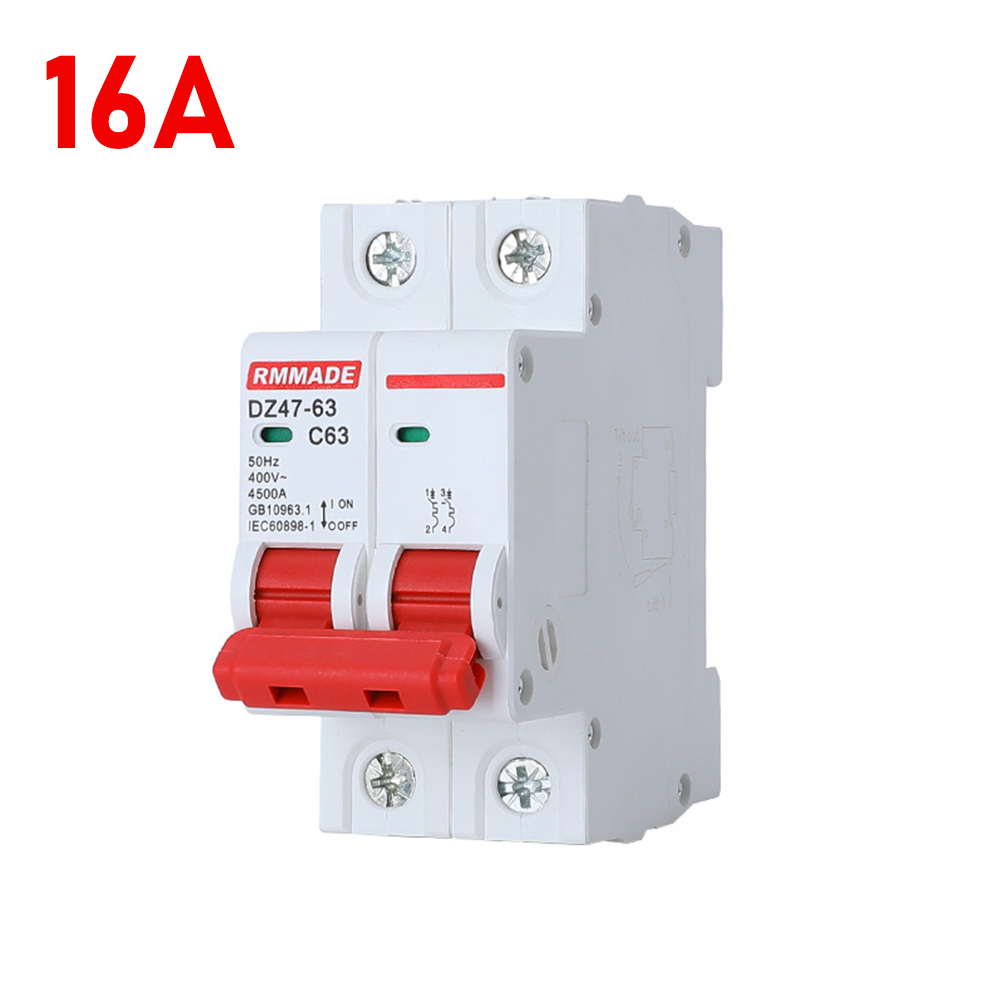 2P DC 1000V Solar Mini Circuit Breaker Battery Switch 16A 32A 63A DC