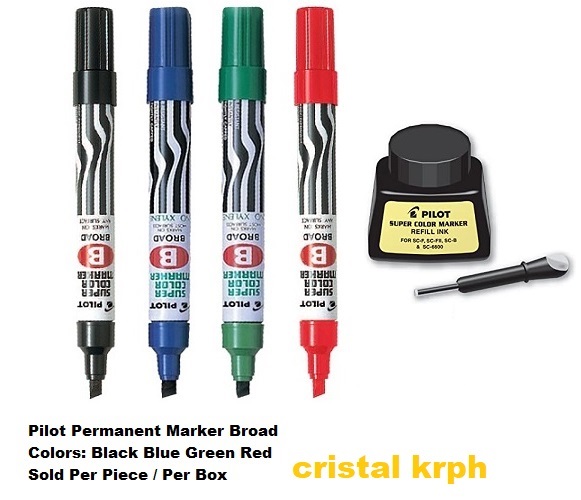 Pilot Broad Permanent Marker Marker Refillable Pentel Pen Sold By S